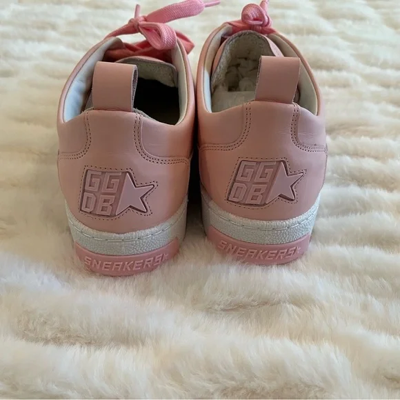 GOLDEN GOOSE Women's Perforated Leather Sneakers - Pink - Picture 6 of 15